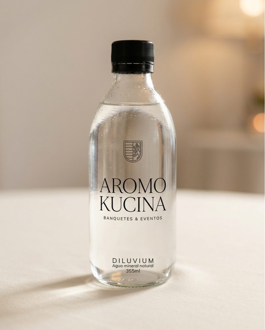DILUVIUM Distrito Foods agua mineral gasificada